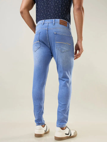 Light Indigo Kane Skinny Ankle Jeans Tim Paris