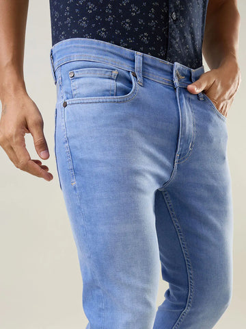 Light Indigo Kane Skinny Ankle Jeans Tim Paris