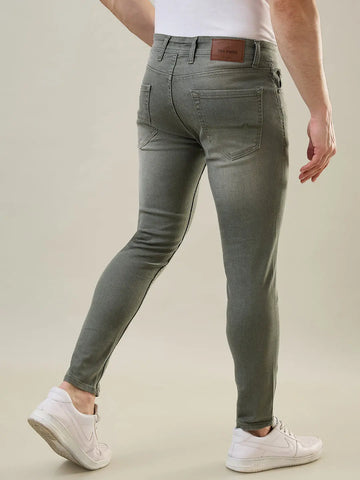 Tim Paris Jeans - Olive Green Ankle Fit Denim Tim Paris