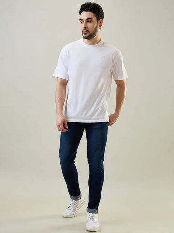 Dark Indigo Hugo Skinny Fit Denim Jeans Tim Paris