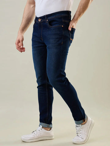 Dark Indigo Hugo Skinny Fit Denim Jeans Tim Paris