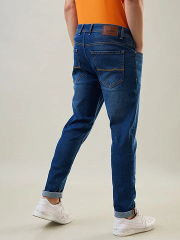 Medium Indigo Skinny Fit Jeans Tim Paris