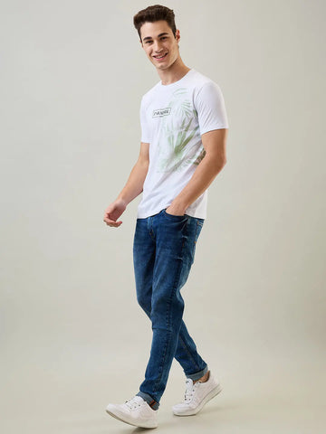 Tint Towel Blue Ferdinand Slim Tapered Fit Jeans Tim Paris