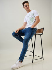 Tint Towel Blue Ferdinand Slim Tapered Fit Jeans