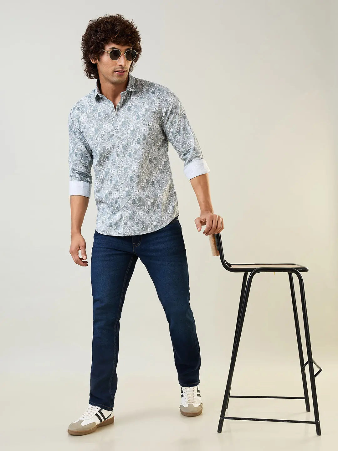 Dark Indigo Parker Slim Straight Jeans TIM PARIS