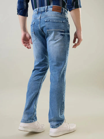 Light Indigo Parker Slim Straight Jeans TIM PARIS