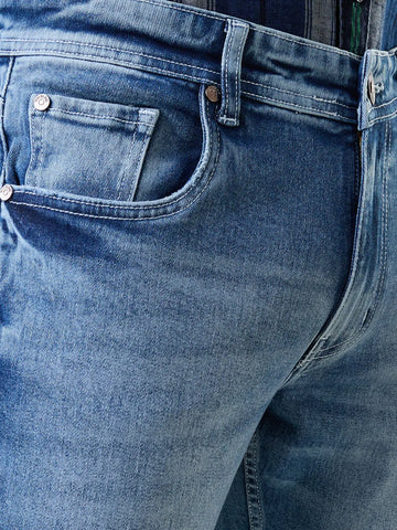 Light Indigo Parker Slim Straight Jeans TIM PARIS