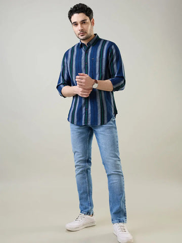 Light Indigo Parker Slim Straight Jeans TIM PARIS