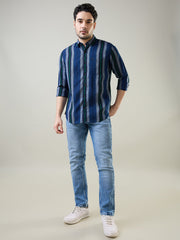Light Indigo Parker Slim Straight Jeans
