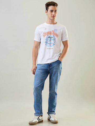 Light Indigo Logan Straight Fit Jeans Tim Paris