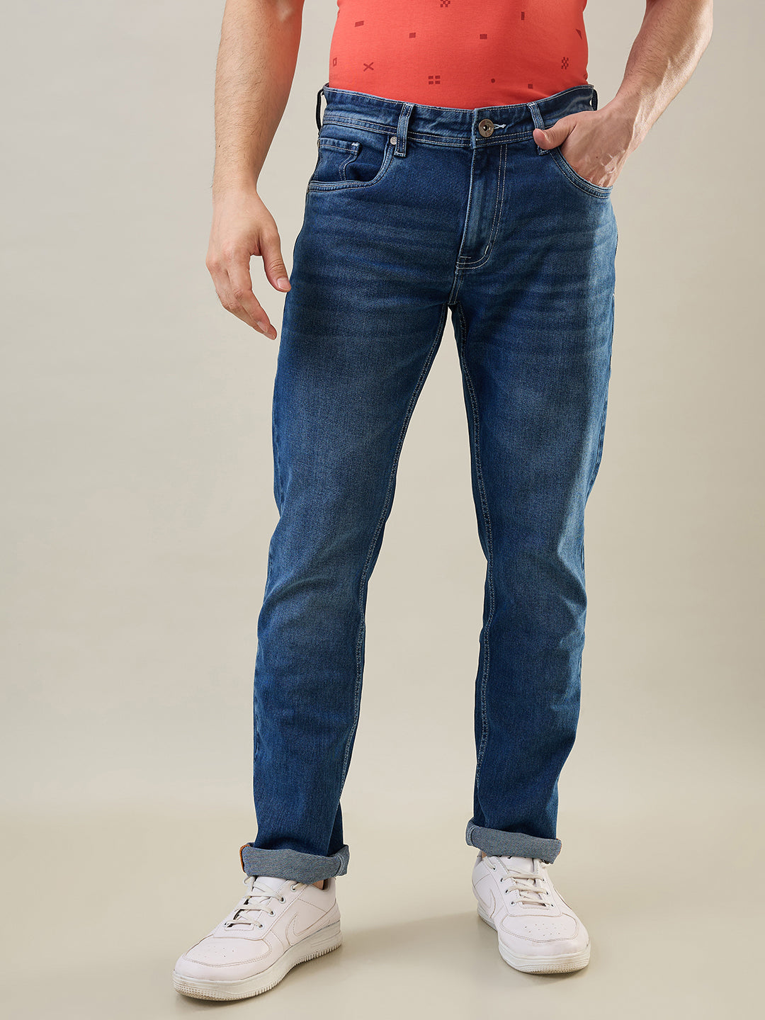 Light Cloud Parker Slim Straight Fit