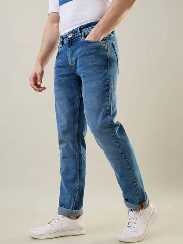 Light Stone Parker Slim Straight Fit Jeans Tim Paris
