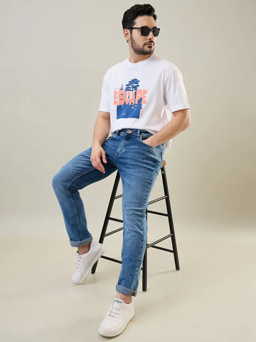 Light Stone Parker Slim Straight Fit Jeans Tim Paris