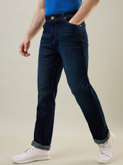 Dark Tint Logan Straight Fit Denim Jeans