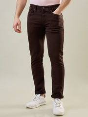 Coffee Ferdinand Slim Tapered Fit Jeans