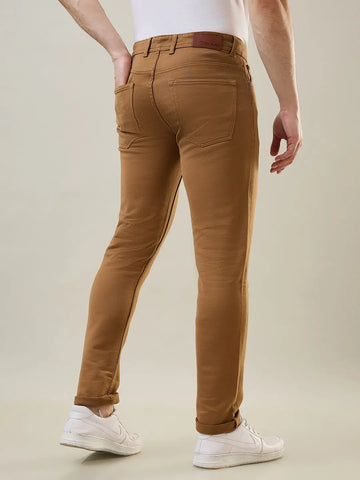 Khaki Ferdinand Slim Tapered Fit Jeans Tim Paris
