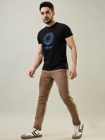 Light Brown Ferdinand Slim Tapered Fit Jeans Tim Paris