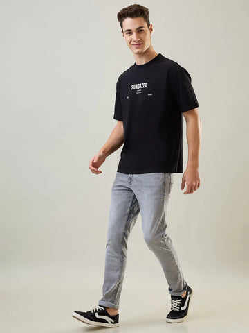 Ash Grey Ferdinand Slim Tapered Fit Jeans Tim Paris