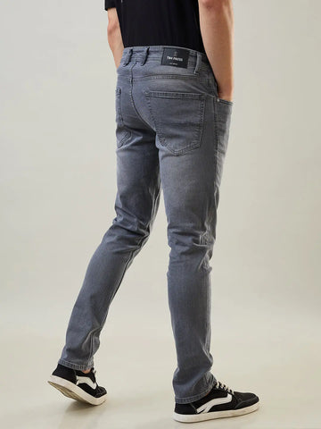 Grey Ferdinand Slim Tapered Fit Jeans Tim Paris
