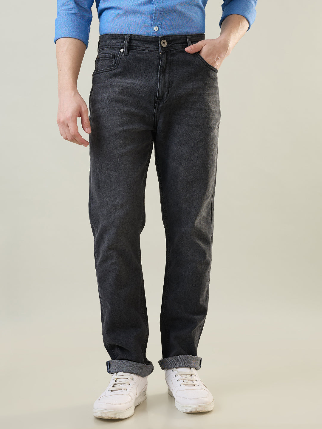 Charcoal Logan Straight Fit