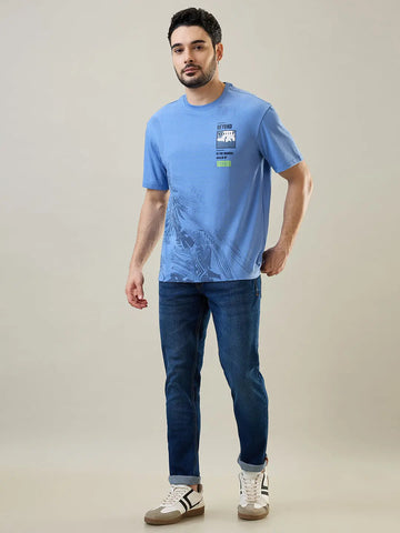 Medium Indigo Ferdinand Slim Tapered Fit Jeans Tim Paris