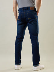 Dark Indigo Parker Slim Straight Jeans