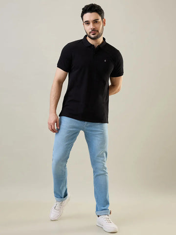 Light Indigo Parker Slim Straight Fit Jeans Tim Paris