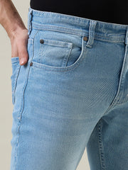 Light Indigo Parker Slim Straight Fit Jeans