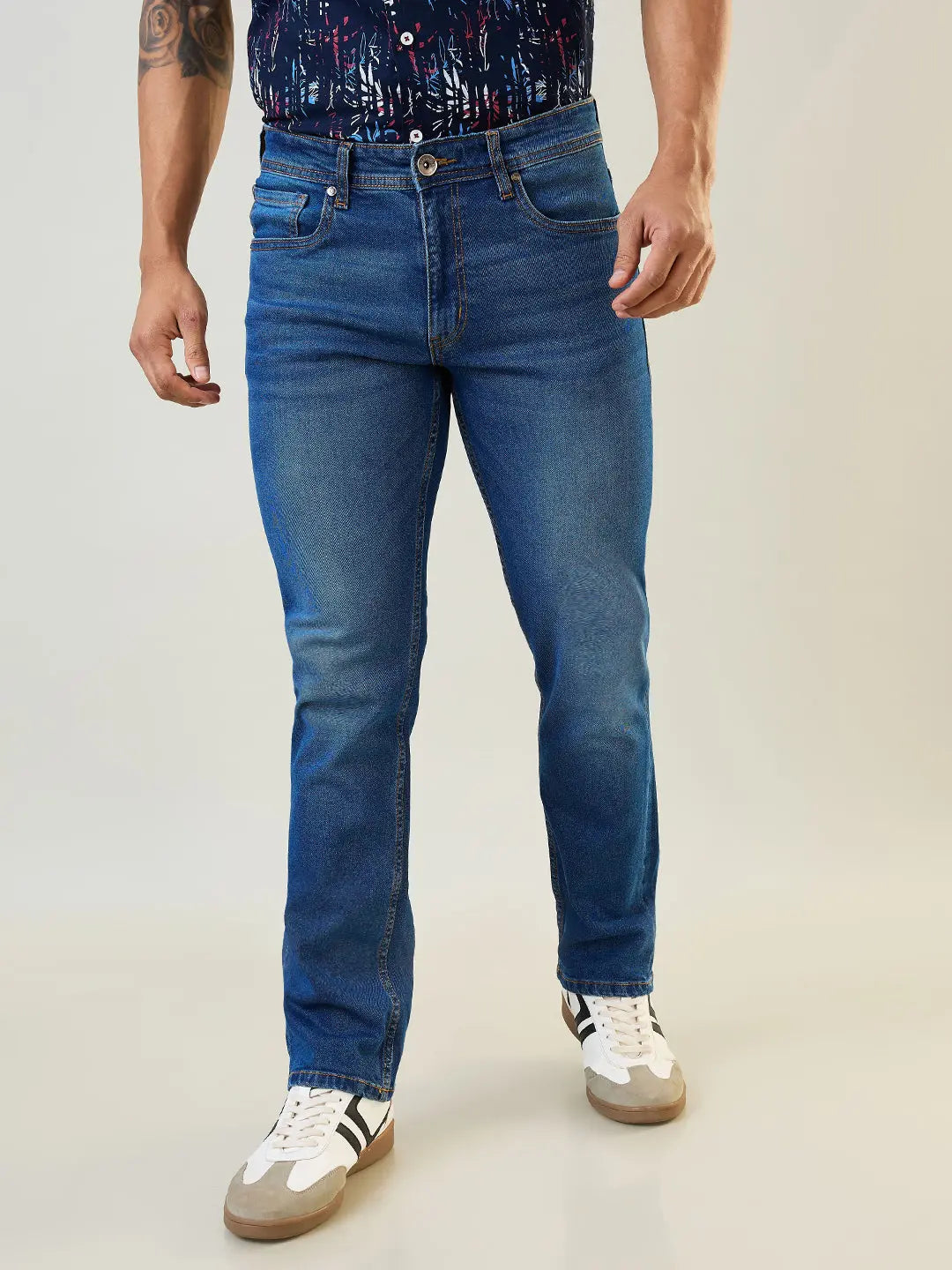 Dark Indigo PARKER SLIM STRAIGHT Jeans TIM PARIS