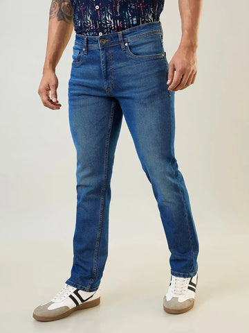 Dark Indigo PARKER SLIM STRAIGHT Jeans TIM PARIS