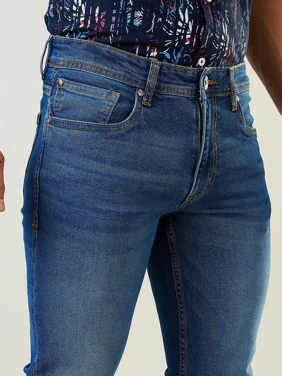 Dark Indigo PARKER SLIM STRAIGHT Jeans TIM PARIS