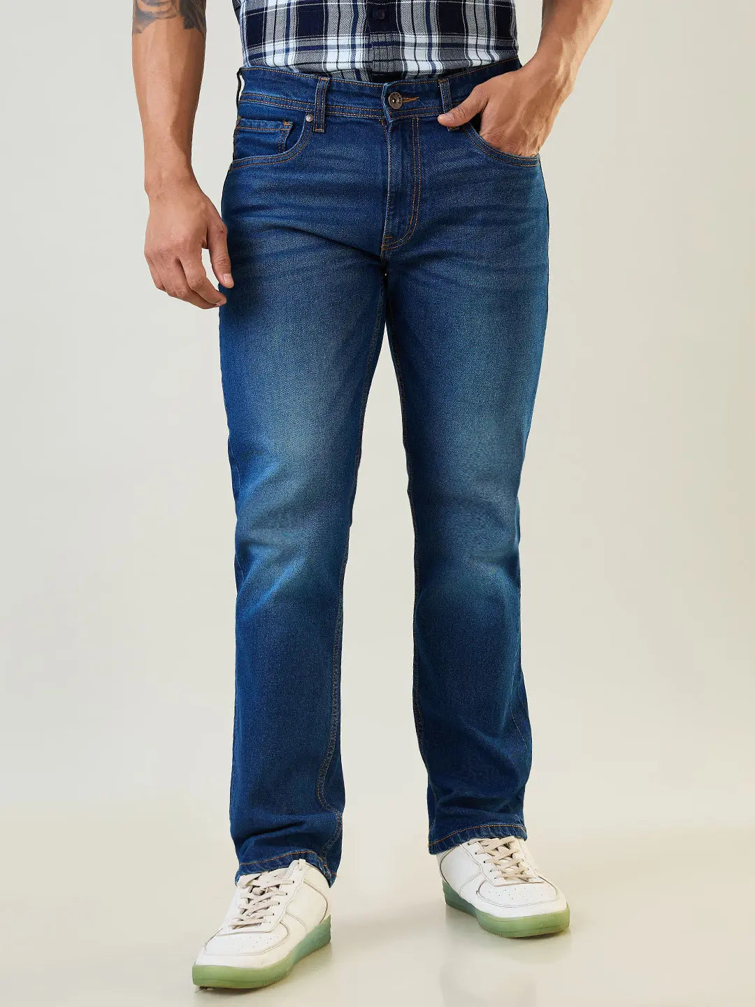Dark Tint PARKER SLIM STRAIGHT Jeans TIM PARIS