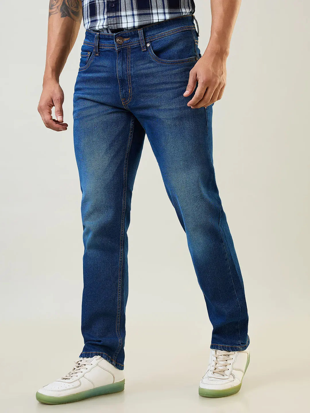 Dark Tint PARKER SLIM STRAIGHT Jeans TIM PARIS