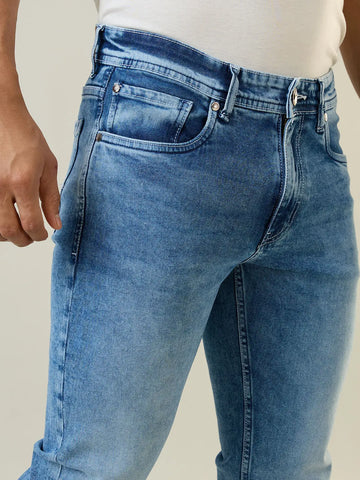Light Stone Parker Slim Straight Jeans TIM PARIS