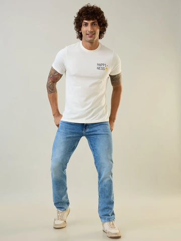 Light Stone Parker Slim Straight Jeans TIM PARIS