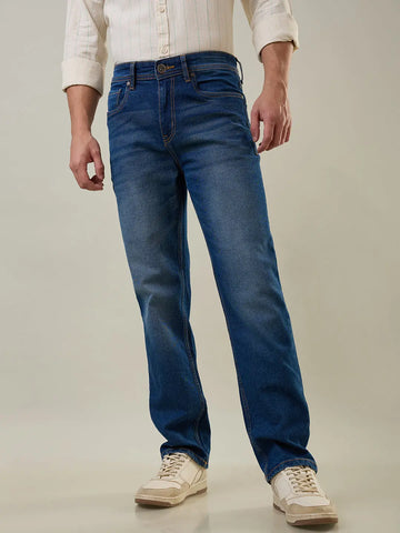 Dark Indigo Logan Straight Fit Jeans TIM PARIS