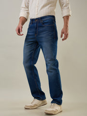 Dark Indigo Logan Straight Fit Jeans