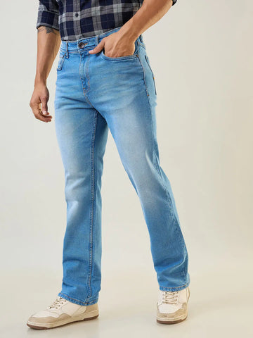 Light Indigo Logan Straight Fit Jeans TIM PARIS
