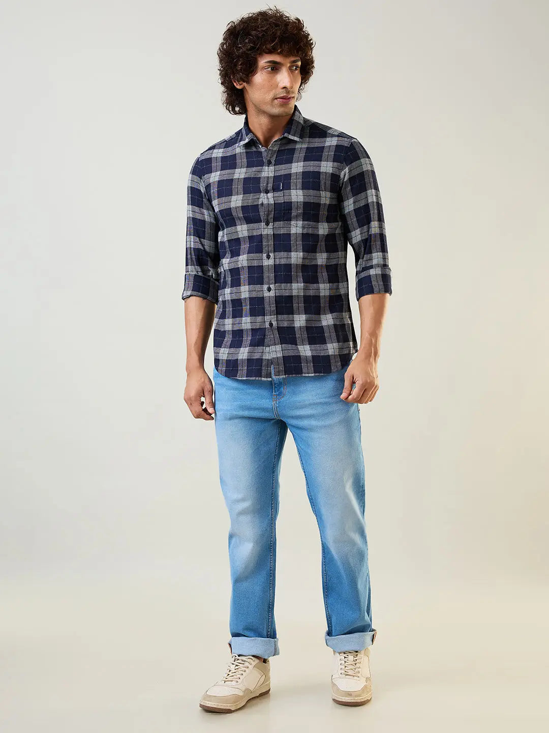 Light Indigo Logan Straight Fit Jeans TIM PARIS