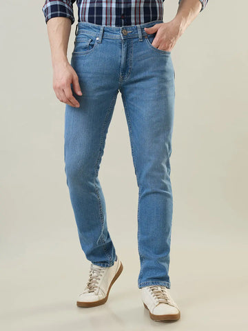 Light Indigo Ferdinand Slim Tapered Jeans TIM PARIS