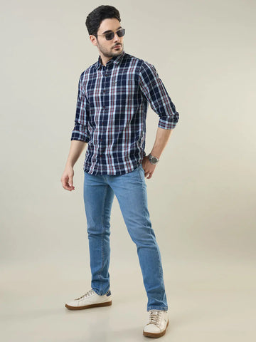 Light Indigo Ferdinand Slim Tapered Jeans TIM PARIS