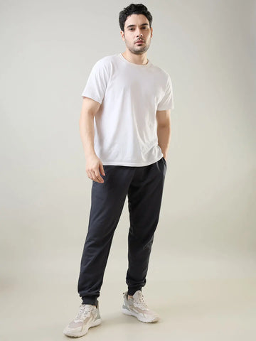 Black Oyster Regular Fit Joggers Tim Paris