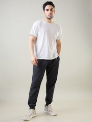 Black Oyster Regular Fit Joggers