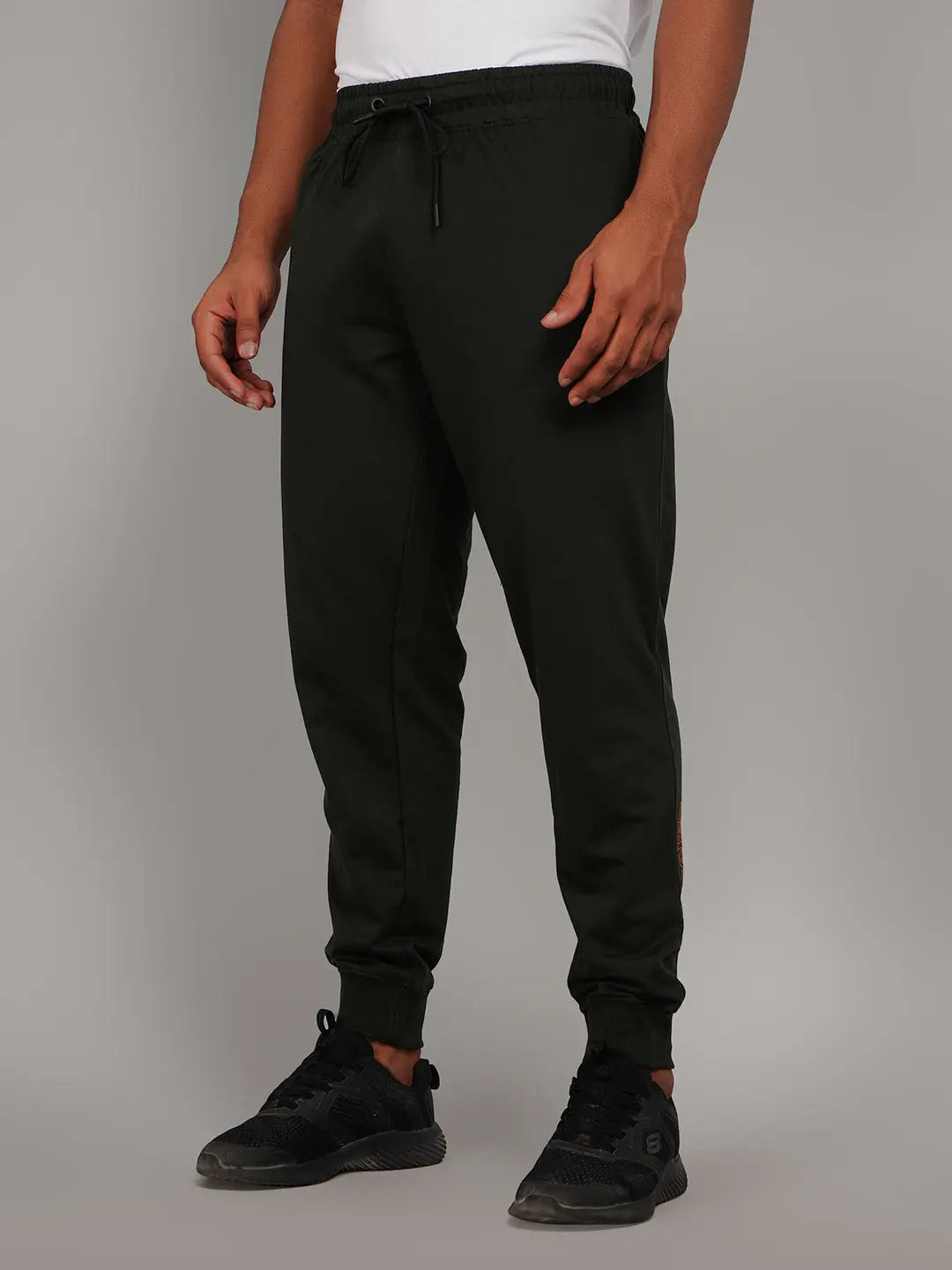 Deep Forest Green Regular Fit Joggers Tim Paris