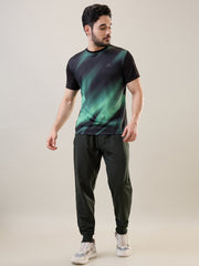 Deep Forest Green Regular Fit Joggers
