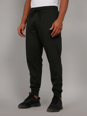 Deep Forest Green Regular Fit Joggers Tim Paris