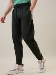 Deep Forest Green Regular Fit Joggers