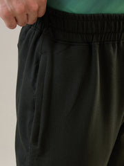 Deep Forest Green Regular Fit Joggers