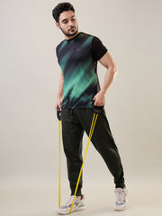 Deep Forest Green Regular Fit Joggers