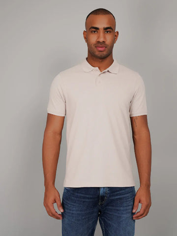Beige Polo T-shirts Tim Paris